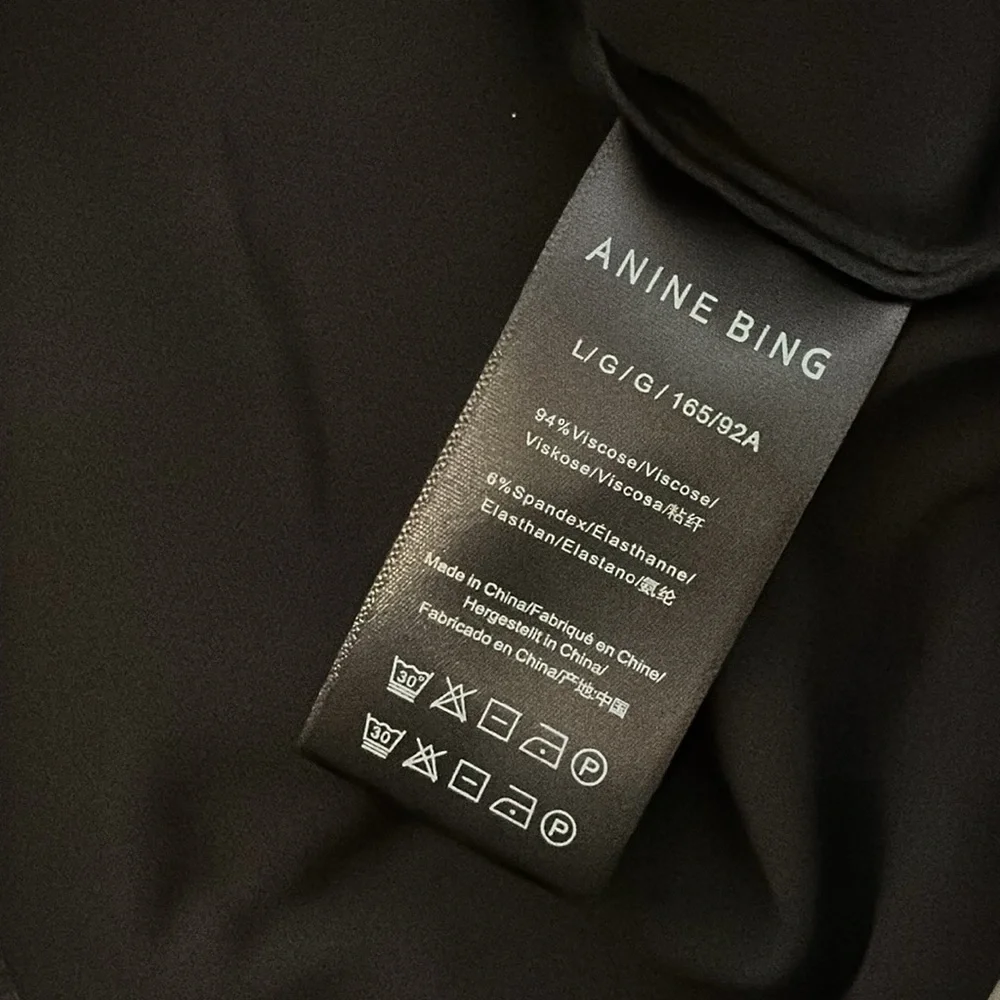 NWT Anine Bing Amaya Cut Out Top Size Large - Picture 10 of 10
